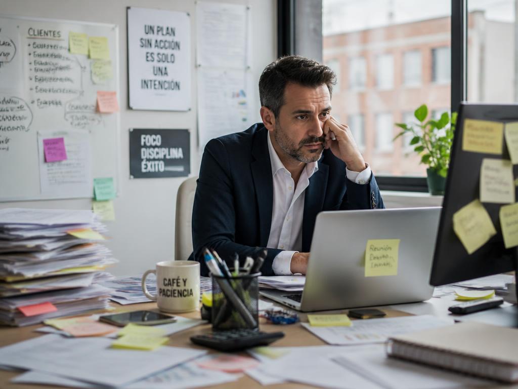 Dirección revisando una operativa comercial desordenada